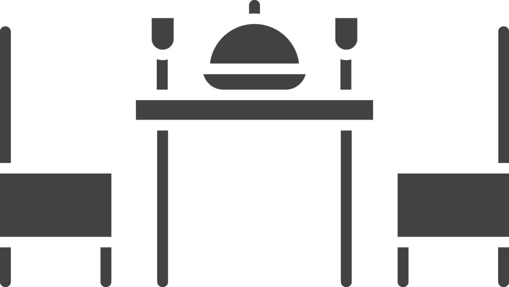 Dinner icon vector image. Suitable for mobile apps, web apps and print media.