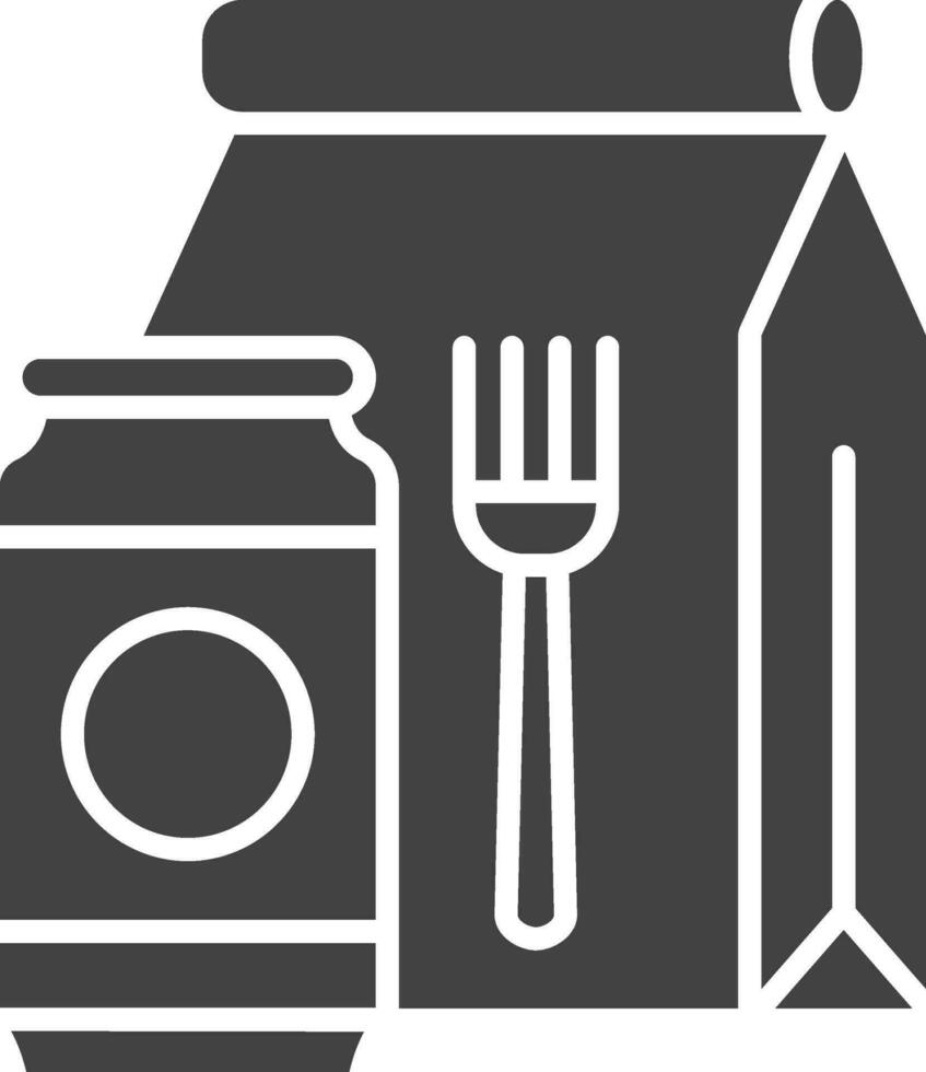 Food Pack icon vector image. Suitable for mobile apps, web apps and print media.