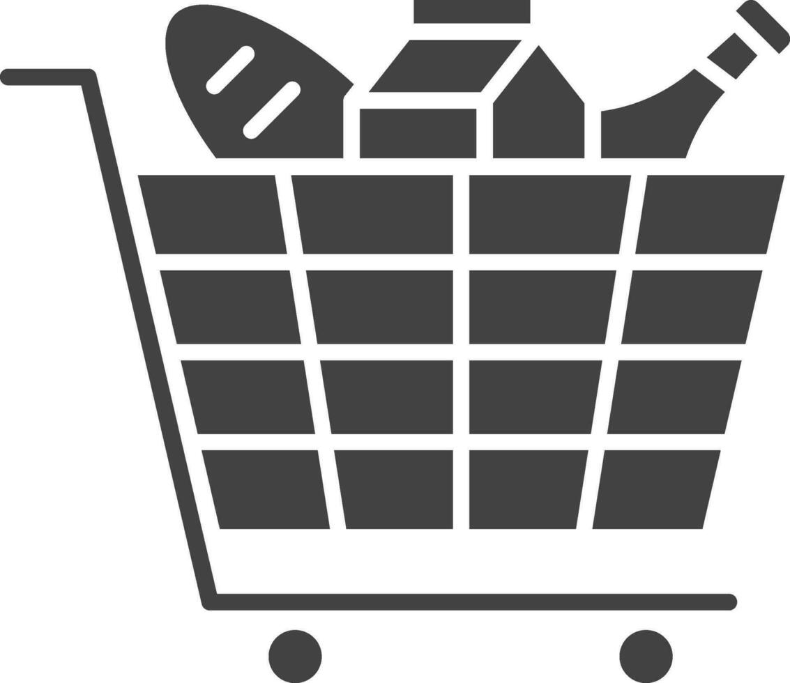 Food Cart icon vector image. Suitable for mobile apps, web apps and print media.