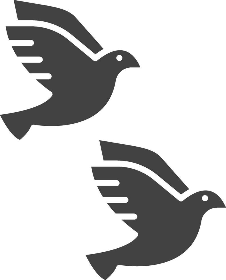 Birds icon vector image. Suitable for mobile apps, web apps and print media.