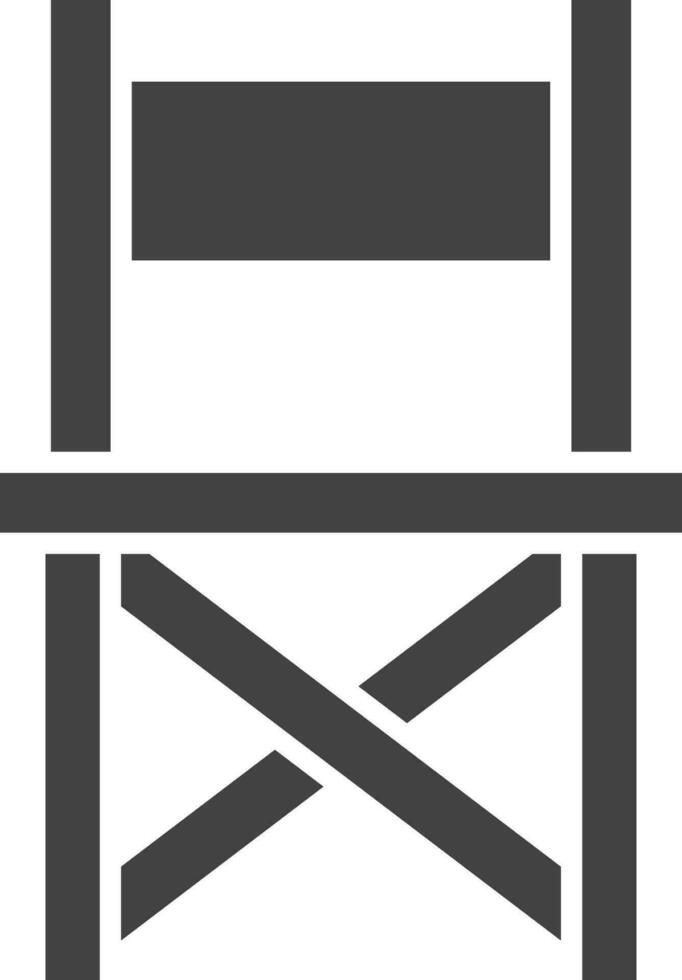 Camp Chair icon vector image. Suitable for mobile apps, web apps and print media.