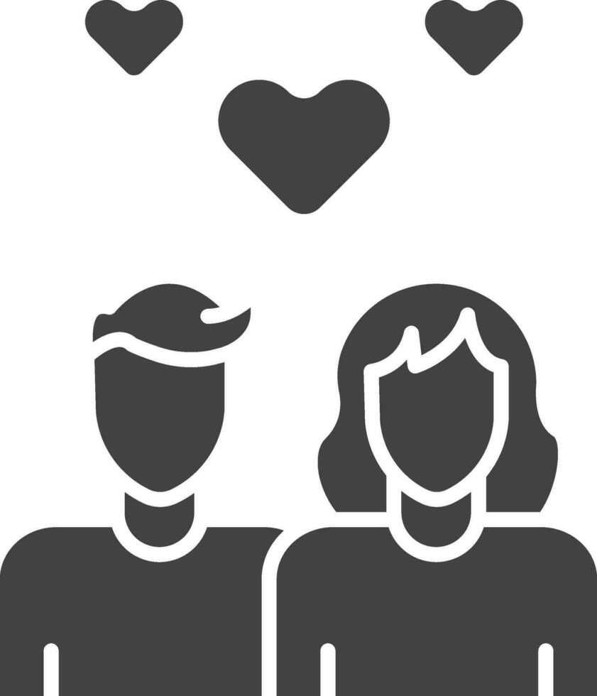 Couple icon vector image. Suitable for mobile apps, web apps and print media.