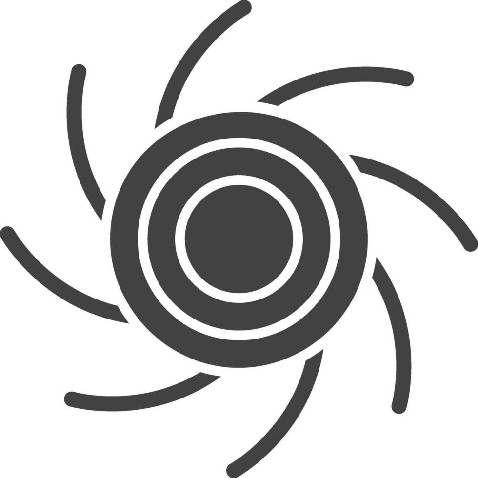 Black Hole icon vector image. Suitable for mobile apps, web apps and print media.