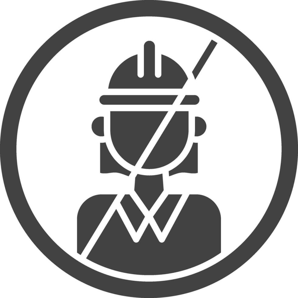 No Child Labor icon vector image. Suitable for mobile apps, web apps and print media.