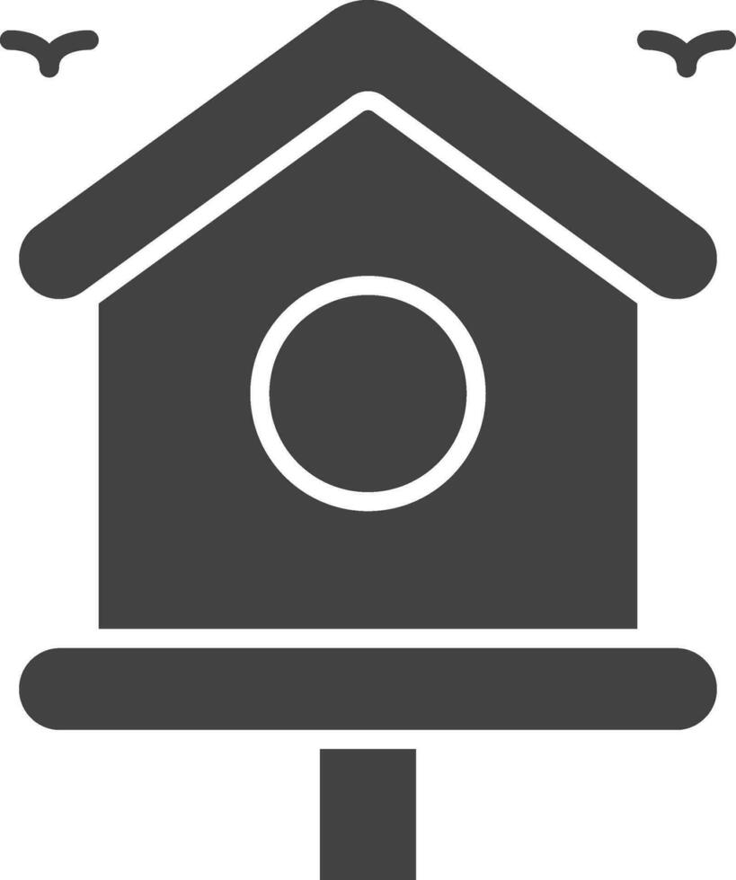 Bird House icon vector image. Suitable for mobile apps, web apps and print media.
