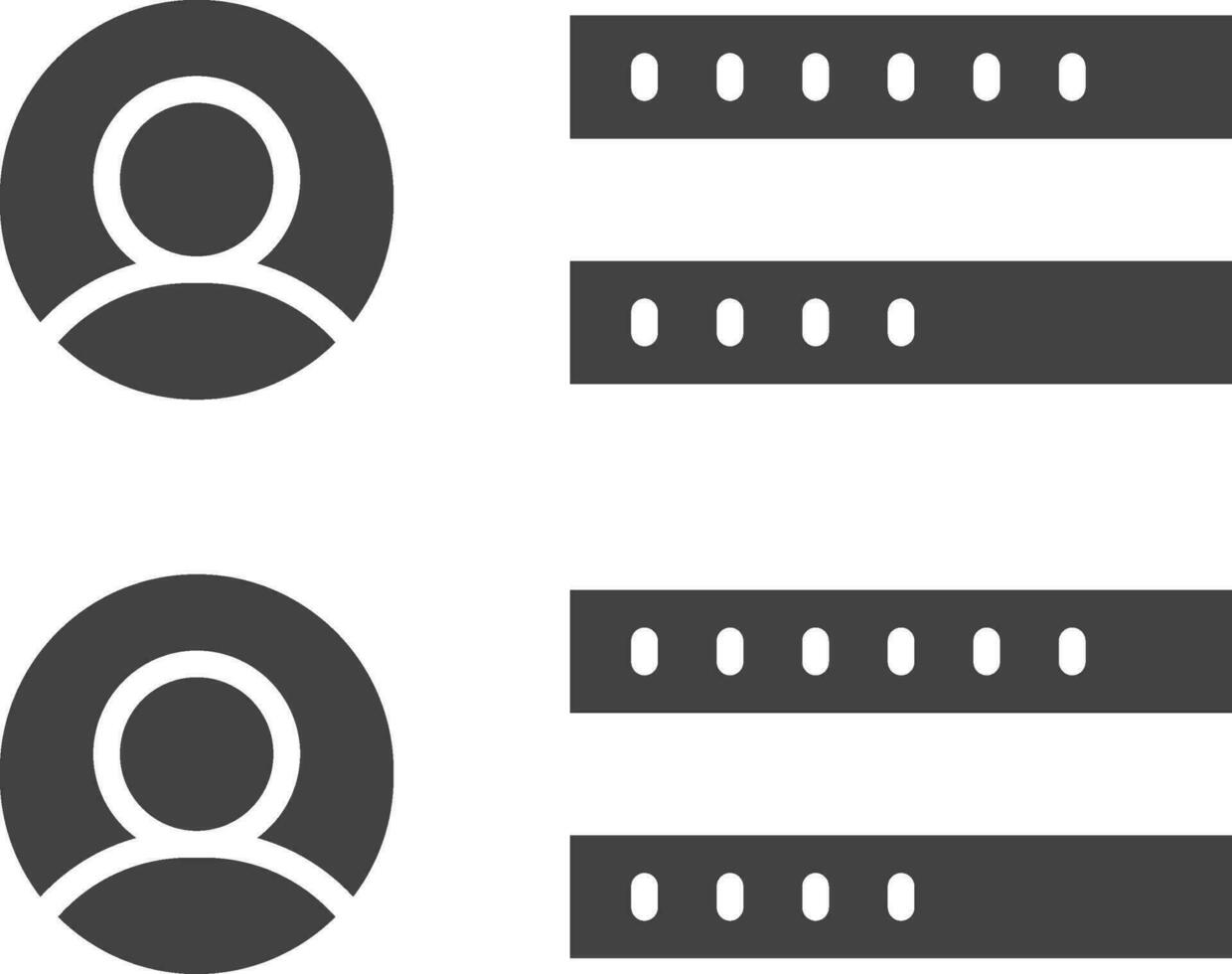 Bars icon vector image. Suitable for mobile apps, web apps and print media.