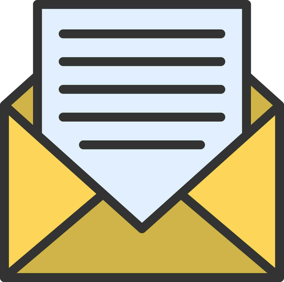 Email icon vector image. Suitable for mobile apps, web apps and print media.