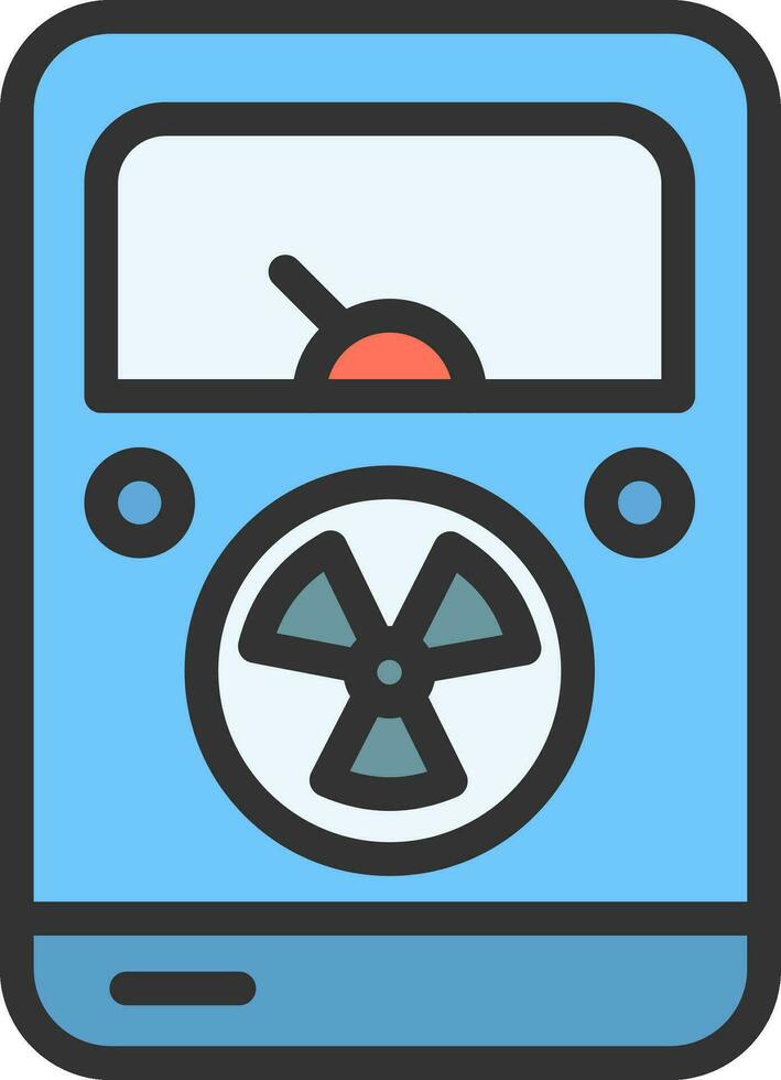 Meter icon vector image. Suitable for mobile apps, web apps and print media.