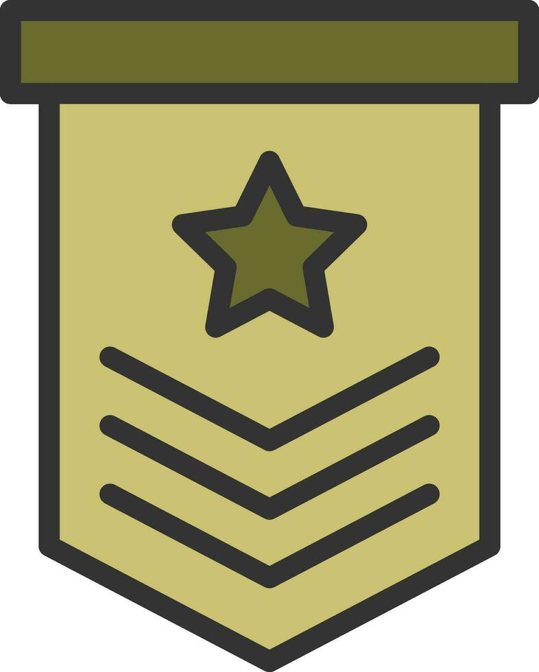 Military icon vector image. Suitable for mobile apps, web apps and print media.