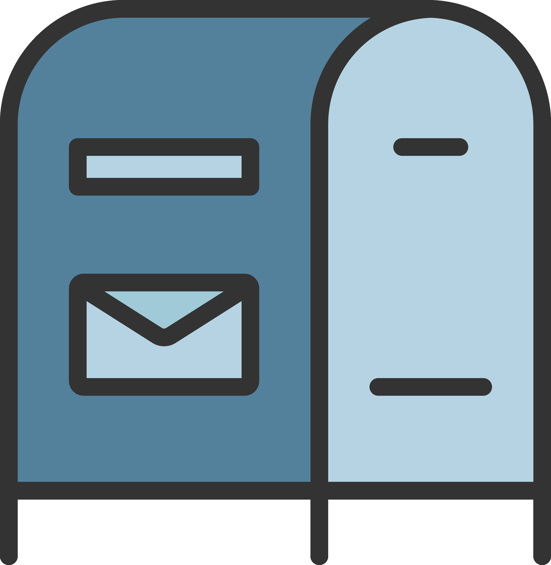 Mailbox icon vector image. Suitable for mobile apps, web apps and print ...