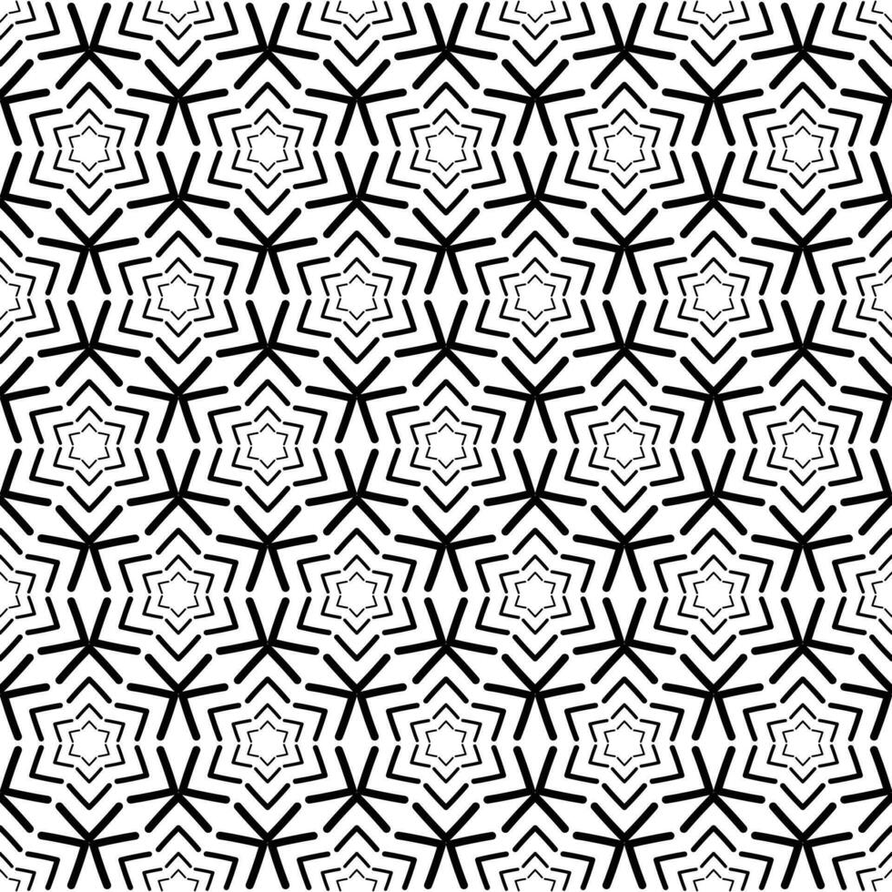 Starts Circular Seamless Pattern Vector