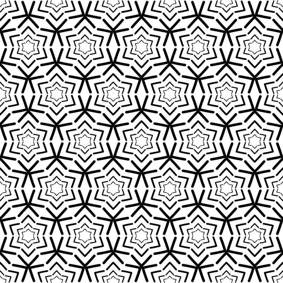 Starts Circular Seamless Pattern Vector