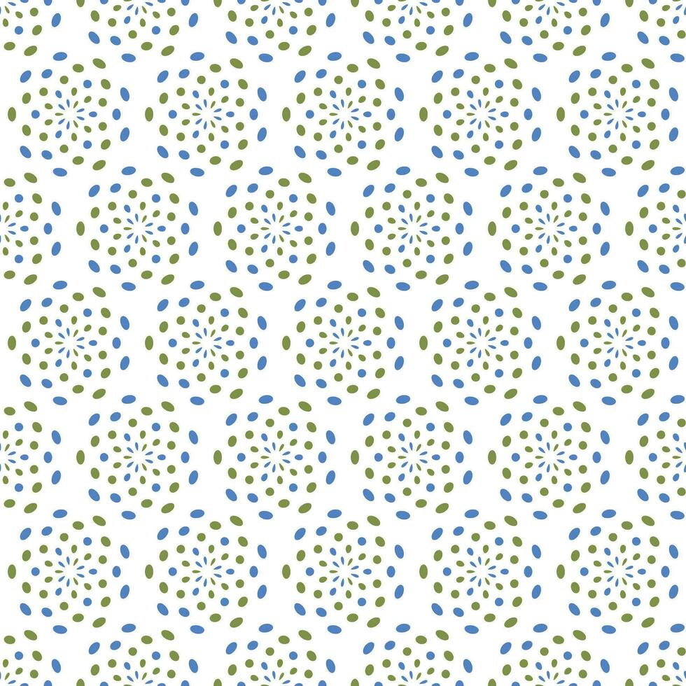 Abstract Circle seamless pattern vector image