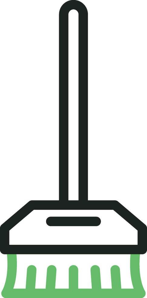 Broom icon vector image. Suitable for mobile apps, web apps and print media.