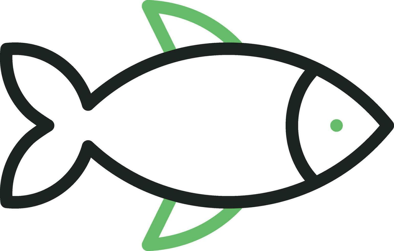 Fish icon vector image. Suitable for mobile apps, web apps and print media.