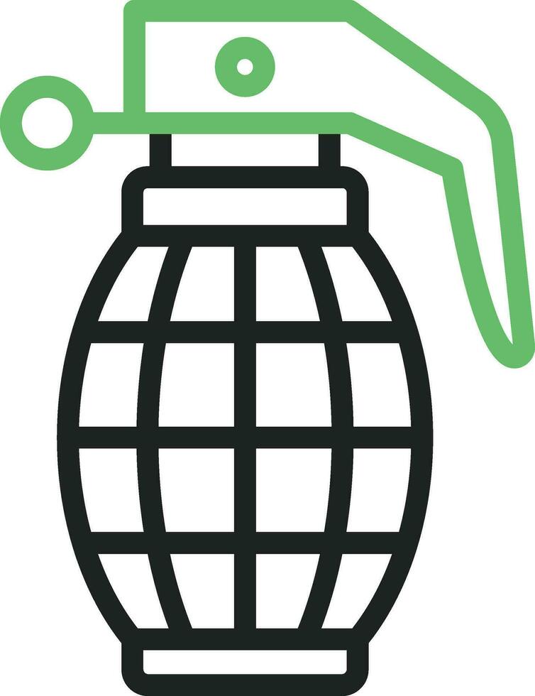 Grenade icon vector image. Suitable for mobile apps, web apps and print media.