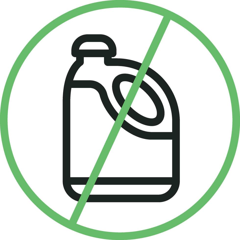No Bleach icon vector image. Suitable for mobile apps, web apps and print media.