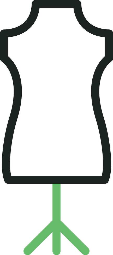 Mannequin icon vector image. Suitable for mobile apps, web apps and print media.