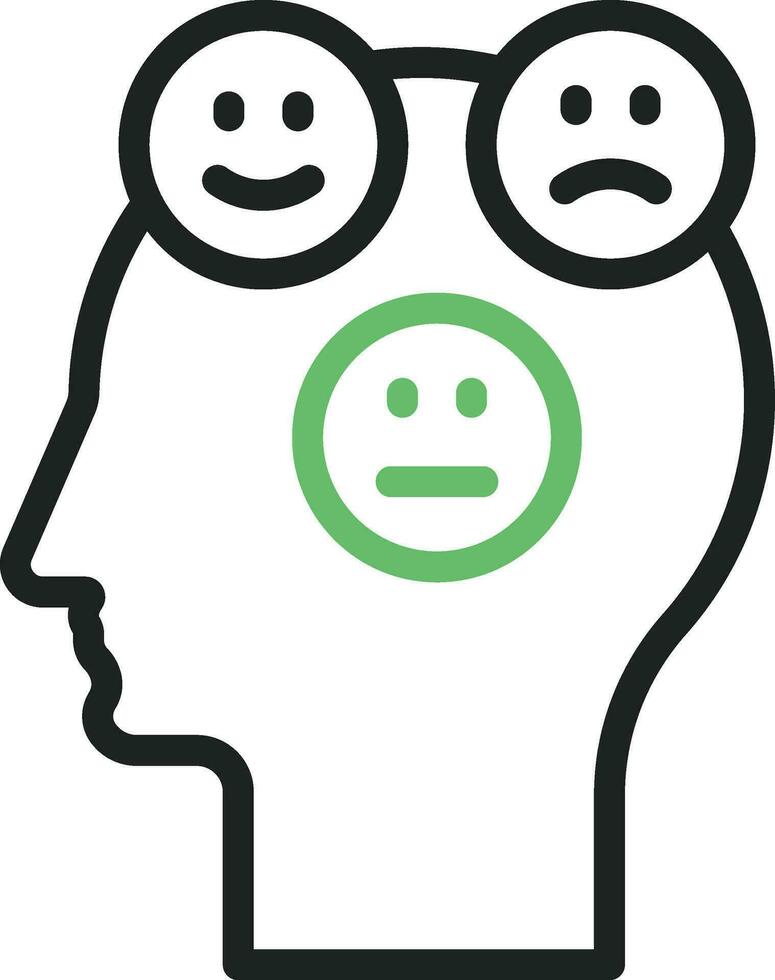 Emotions icon vector image. Suitable for mobile apps, web apps and print media.