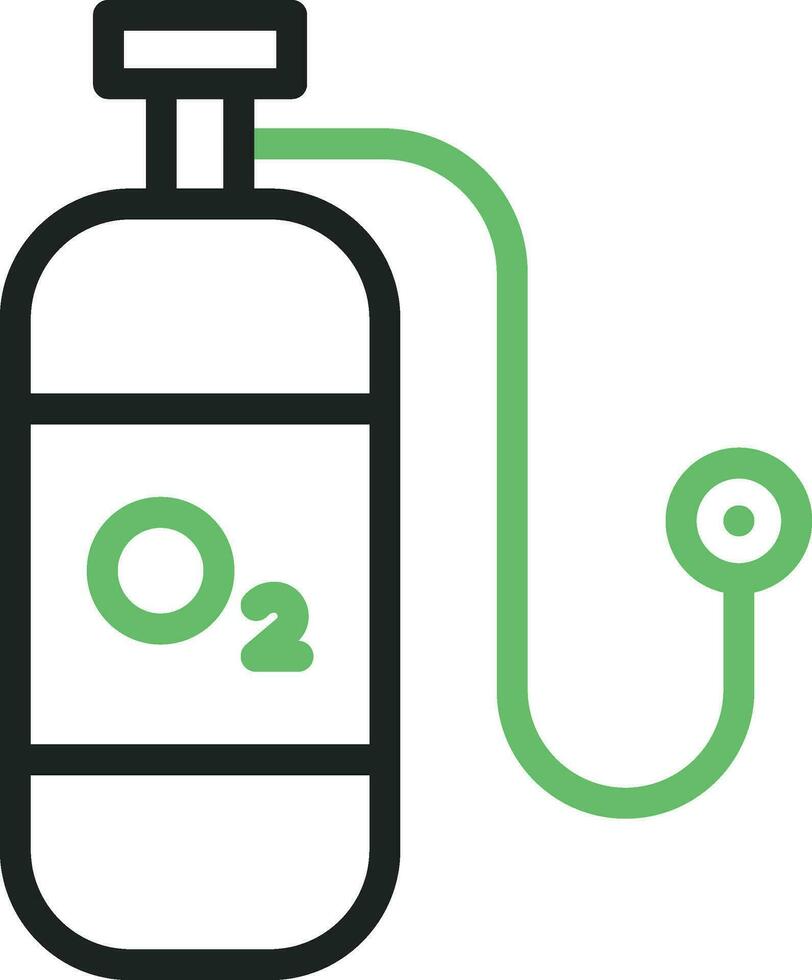 Oxygen icon vector image. Suitable for mobile apps, web apps and print media.