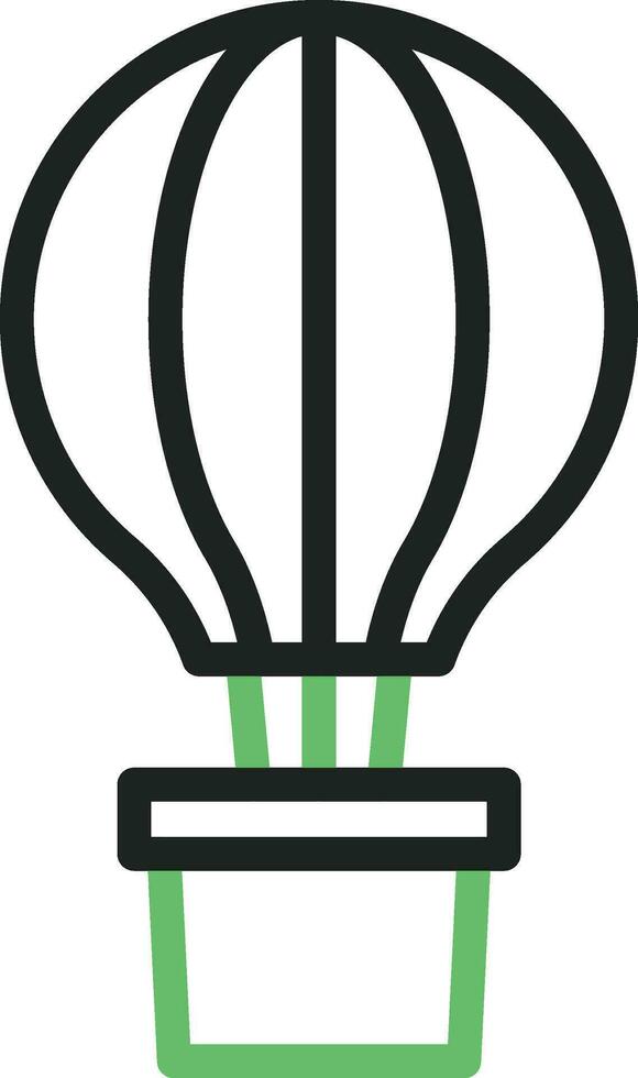 Hot Air Balloon icon vector image. Suitable for mobile apps, web apps and print media.