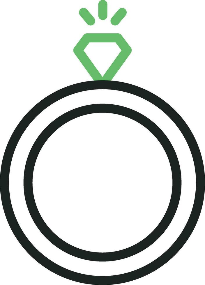 Engagement Ring icon vector image. Suitable for mobile apps, web apps and print media.