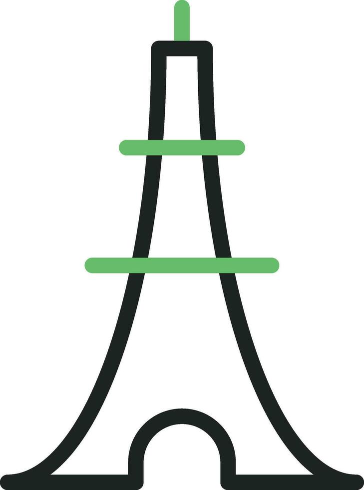 Eiffel Tower icon vector image. Suitable for mobile apps, web apps and print media.