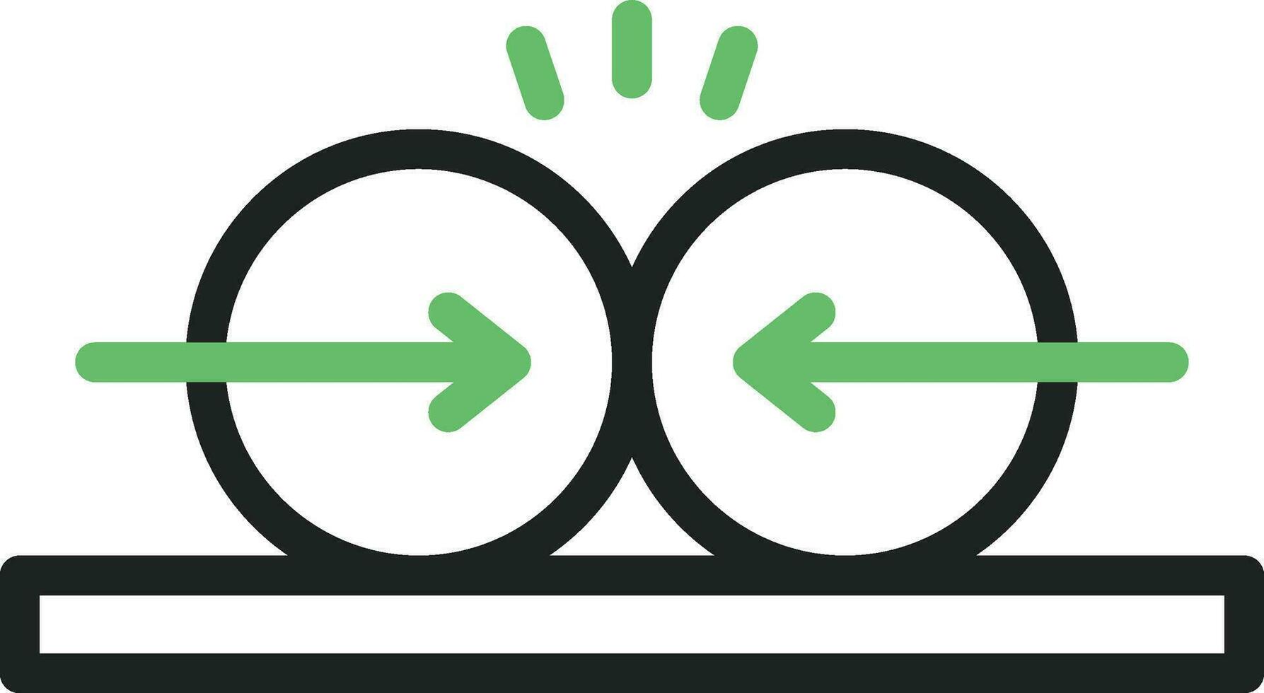Collision icon vector image. Suitable for mobile apps, web apps and print media.