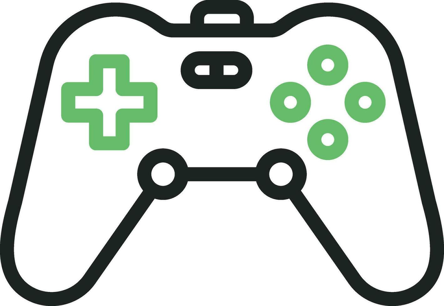 Game Controller icon vector image. Suitable for mobile apps, web apps and print media.