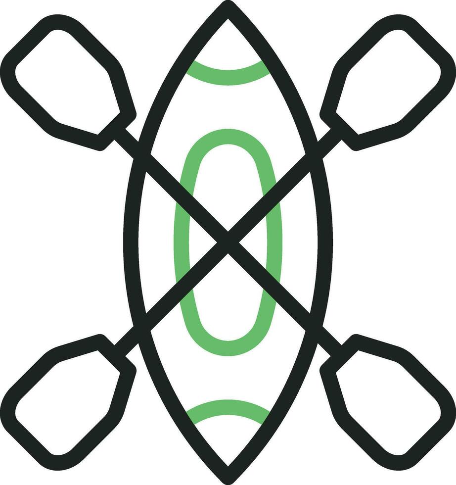 Canoe icon vector image. Suitable for mobile apps, web apps and print media.