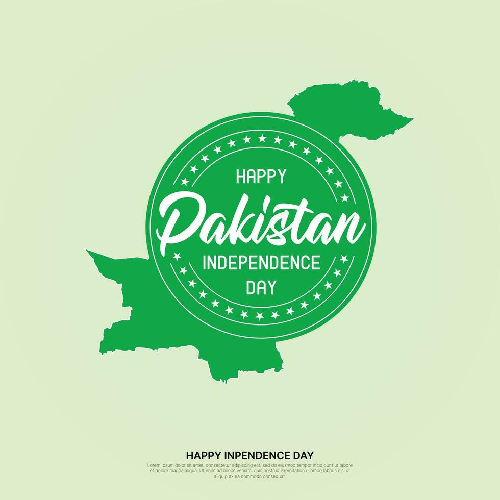 Pakistan Independence Day - 14 August Pakistani National Celebration Pakistan Day Pakistan written in Urdu calligraphy Logo vector