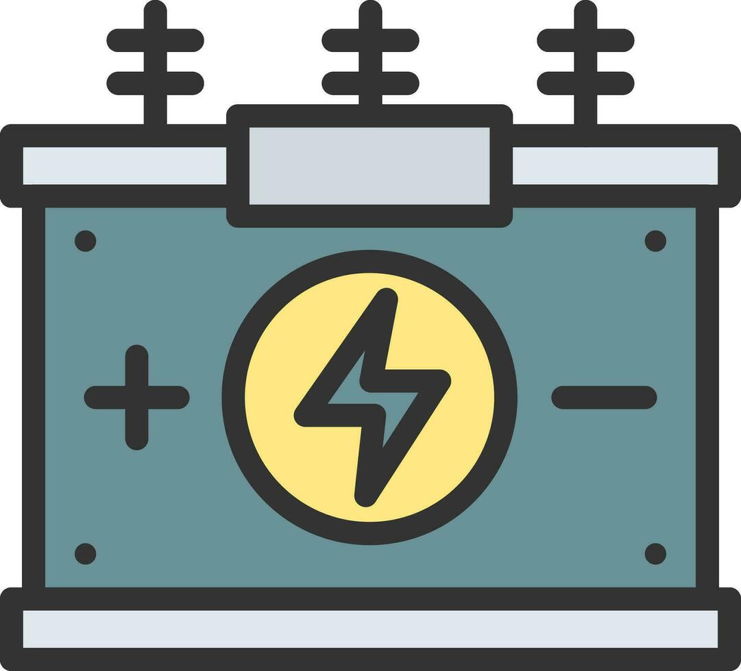 Power Transformer icon vector image. Suitable for mobile apps, web apps and print media.