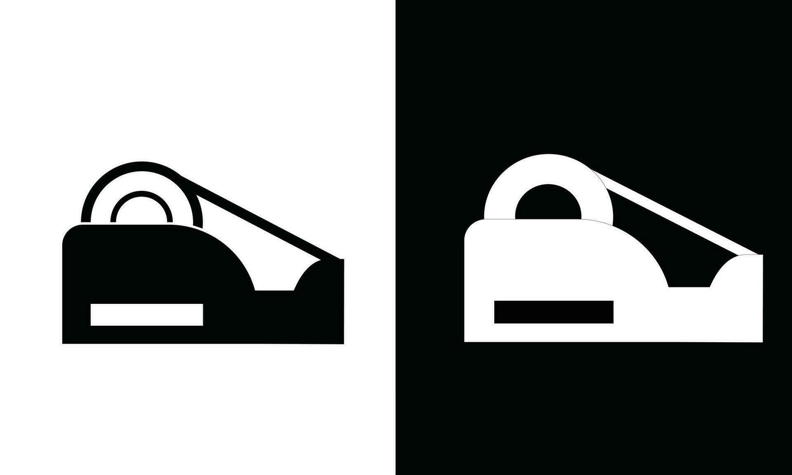 Opp clear tape cutter icon vector. Tape cutter silhouette. School supplies icon vector. Back to school concept. Learning and education icon. Flat vector in black and white.