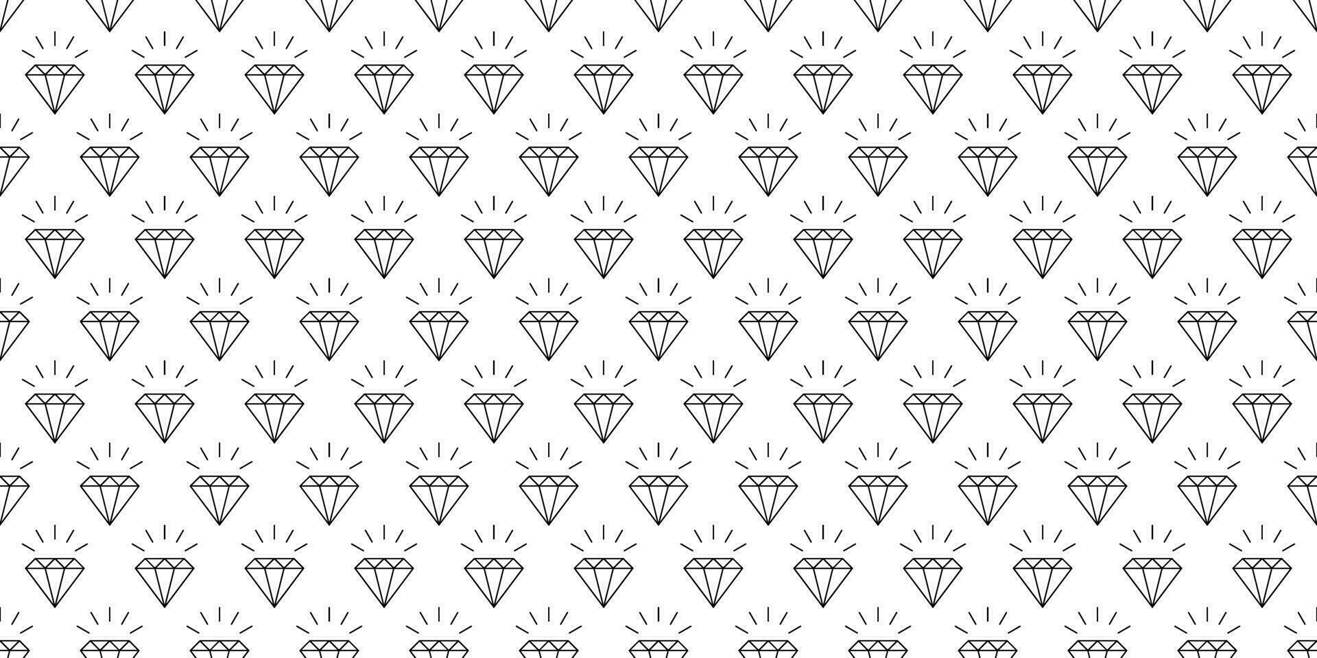 thin line diamonds seamless pattern vector