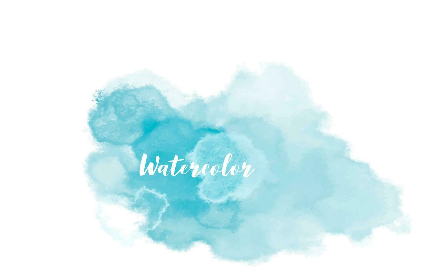 blue watercolor background for backdrop, banner,postcard vector