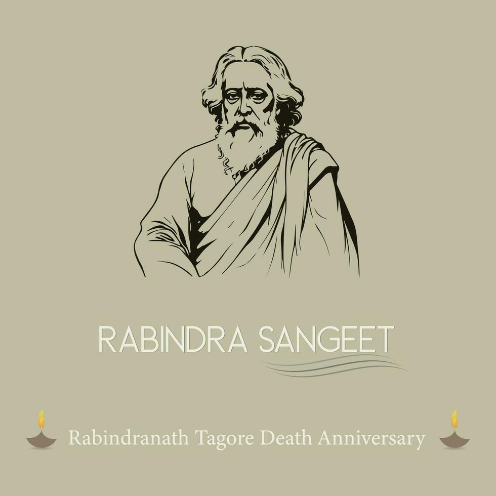 22 Shey Srabon, Rabindranath Tagore, Srabon Rabindranath vector