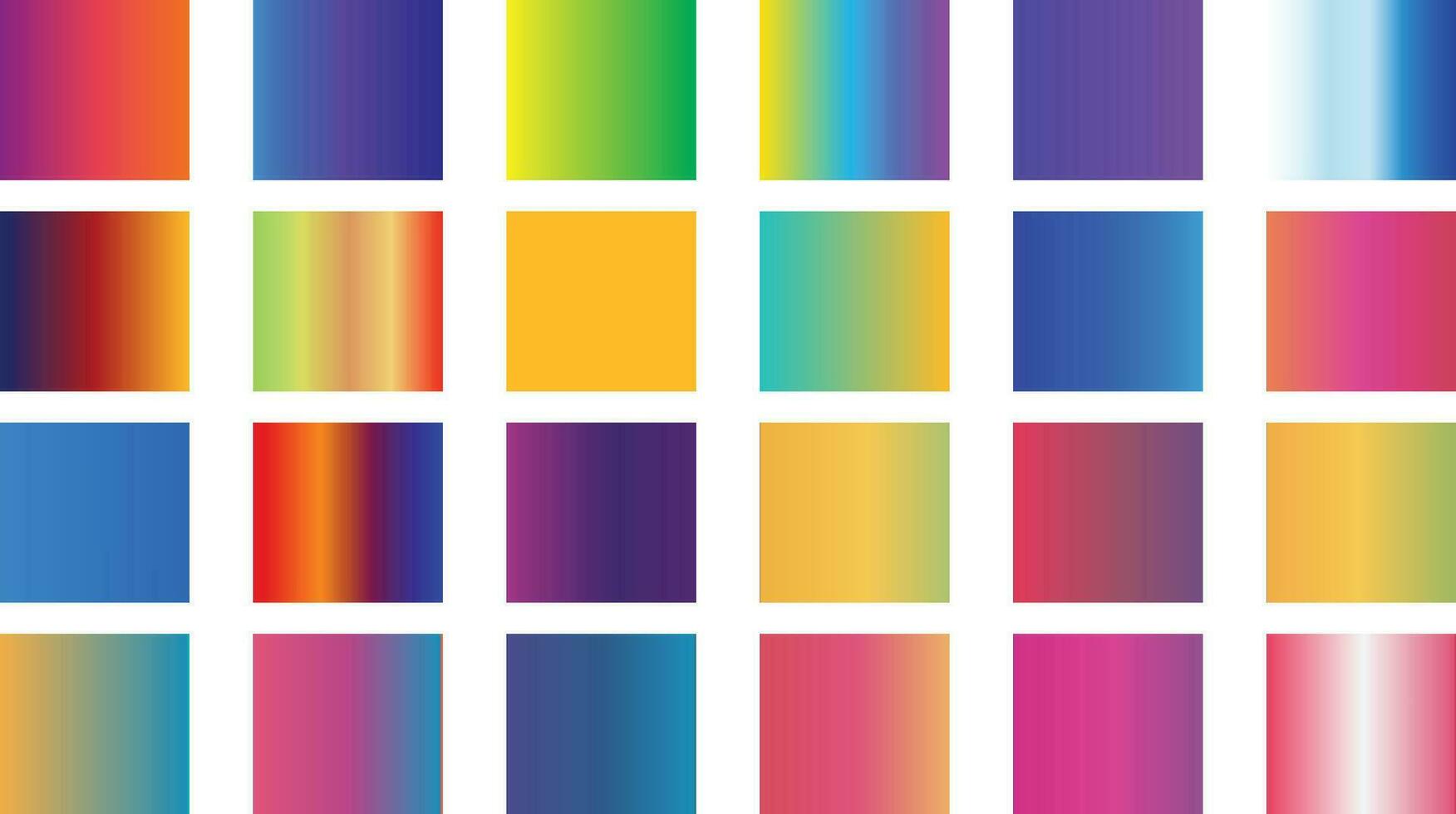 Gradient set  Colorful gradient modern flat and gradient color vector