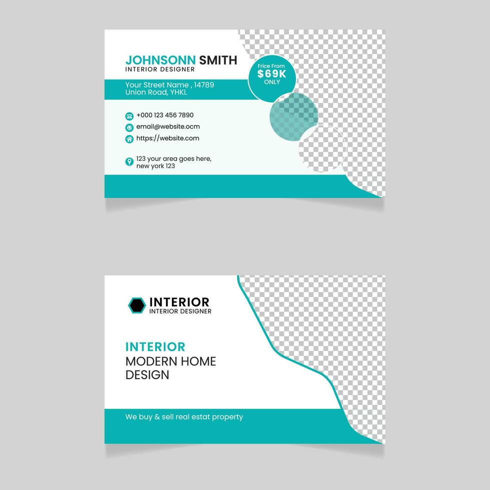 Business Card Template vector