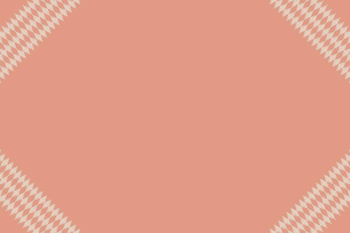 Ethnic Ikat fabric pattern geometric style. Ikat embroidery Ethnic oriental pattern rose gold pink gold background. Abstract,vector,illustration.Texture,clothing,frame,decoration,motif valentine. vector