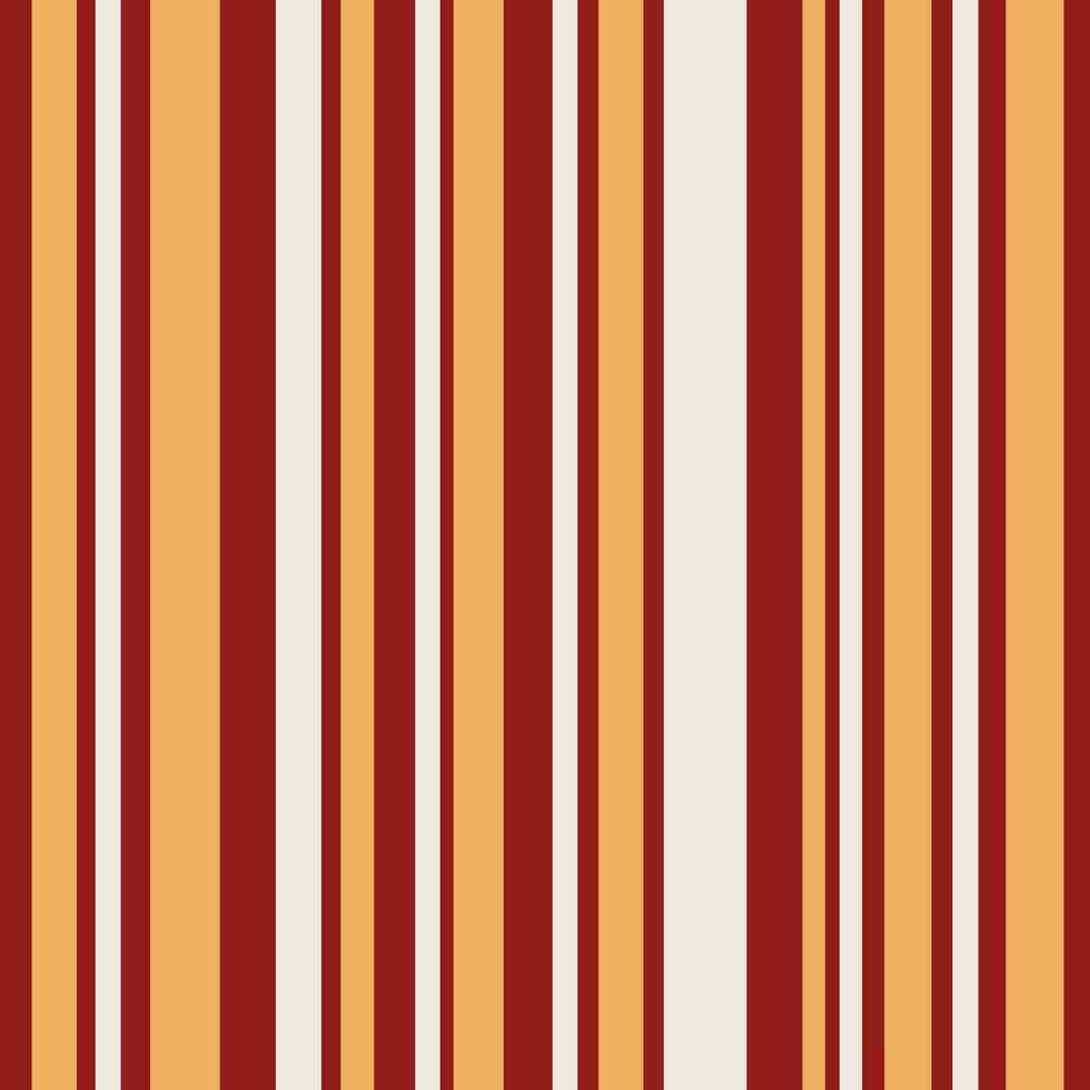 Seamless vector white red orange background fabric pattern stripe unbalance stripe patterns cute vertical hot red color tone stripes different size wallpaper.