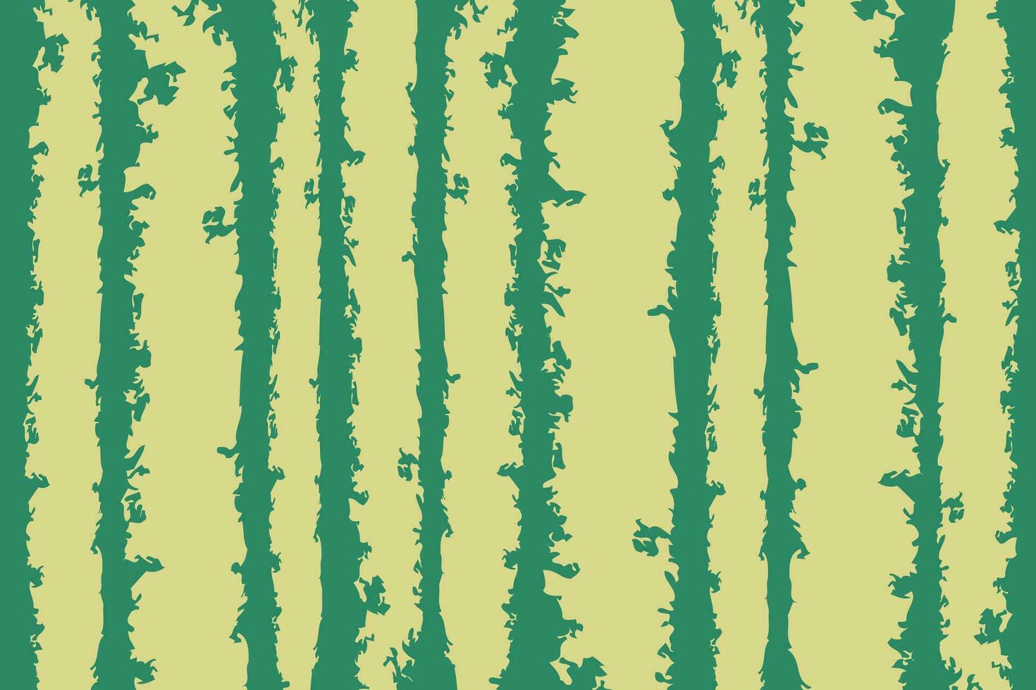 Seamless vector white green background tree dreen pattern strip unbalance strips forest mystic green cute color stripe wallpaper halloween.