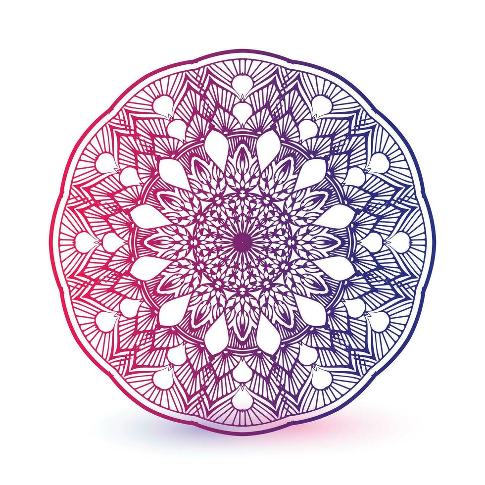 fondo mandala colorido vector