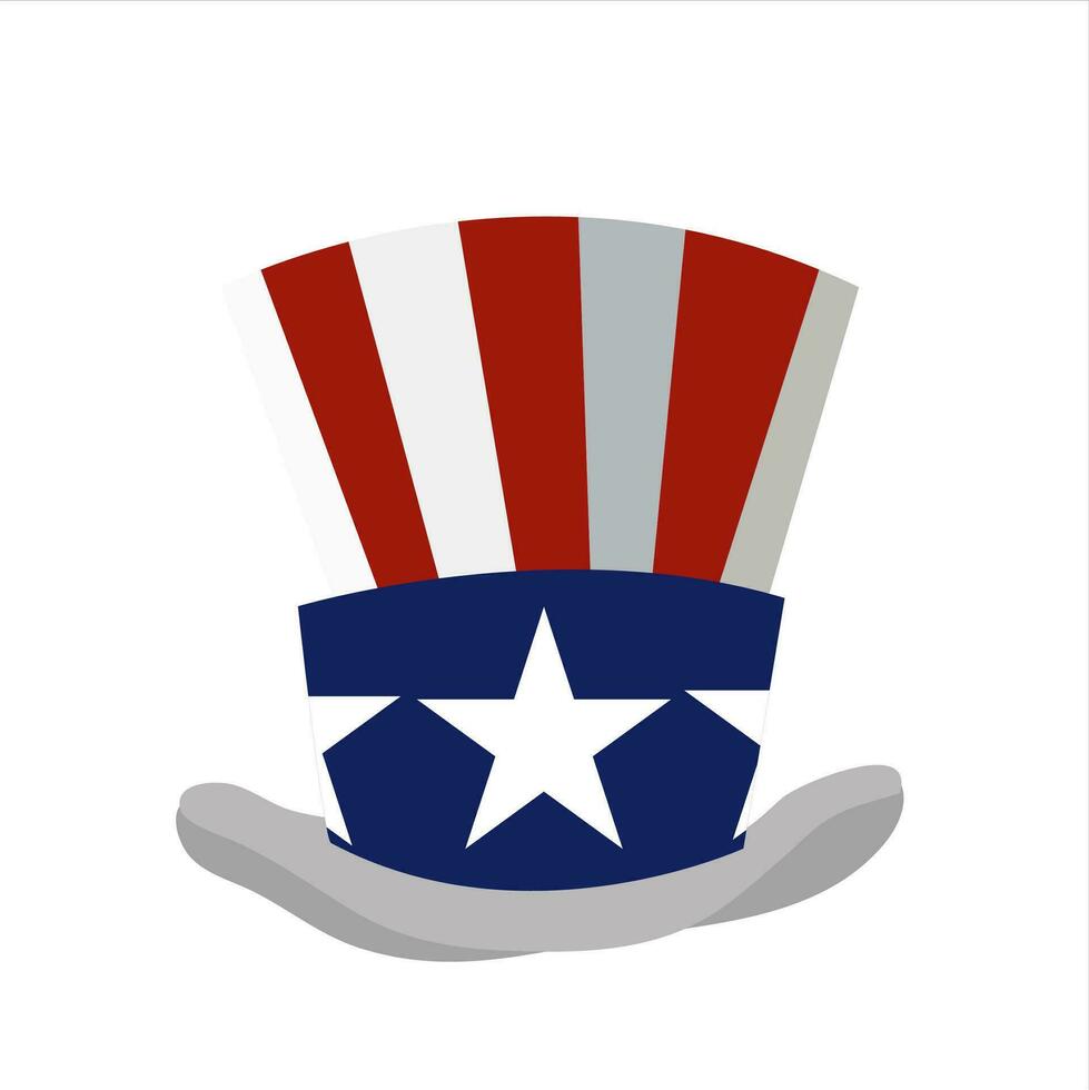 illustration of elements and symbols related to united states america vector