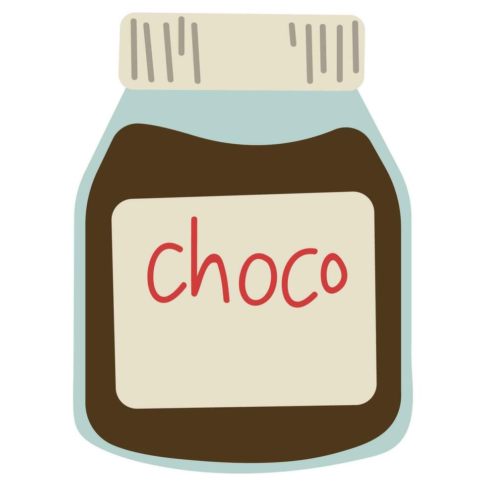 Chocolate singlecute on a white background vector illustration
