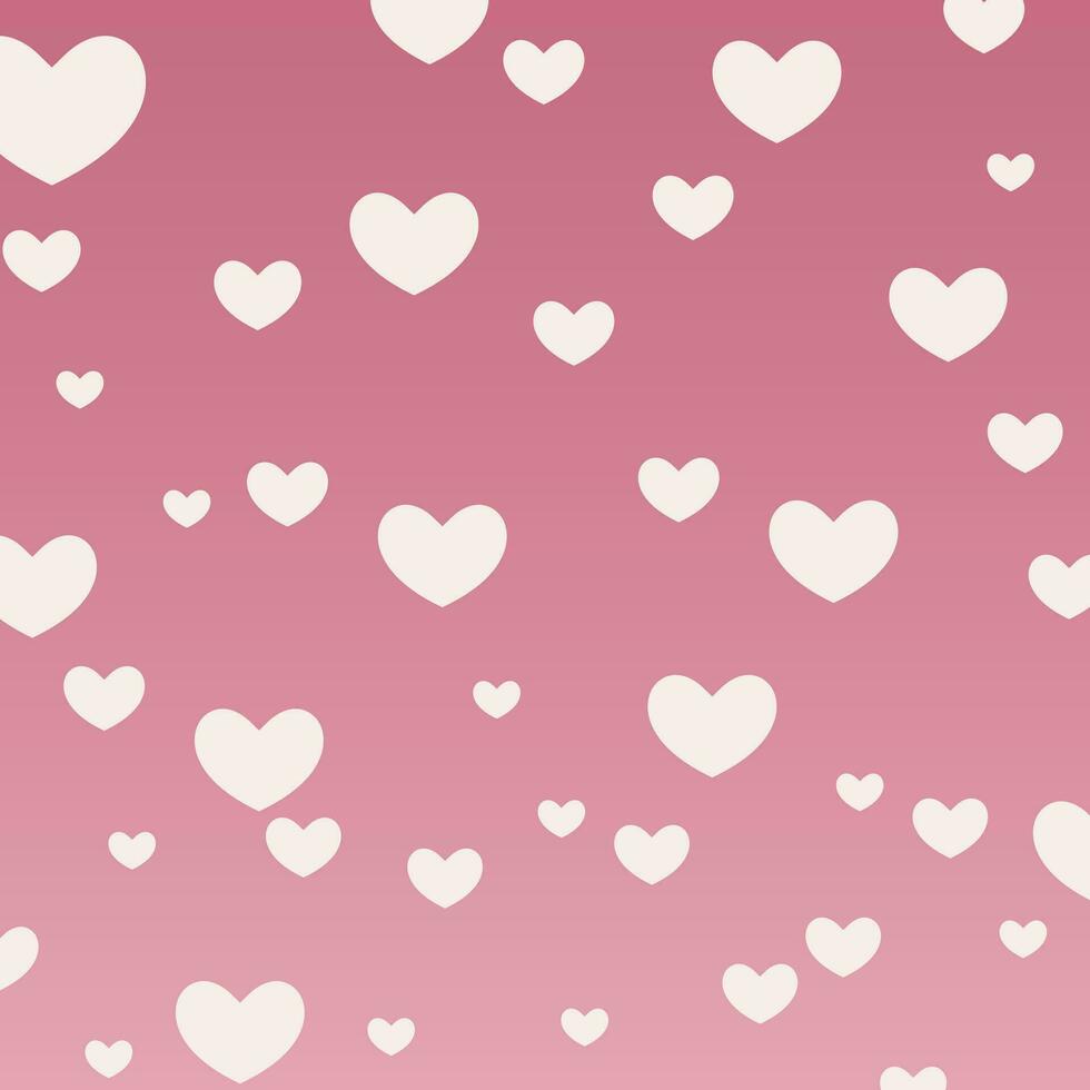 Love theme background with heart vector pattern. template for banner, social media, greeting card, web, gift wrap, invitation.