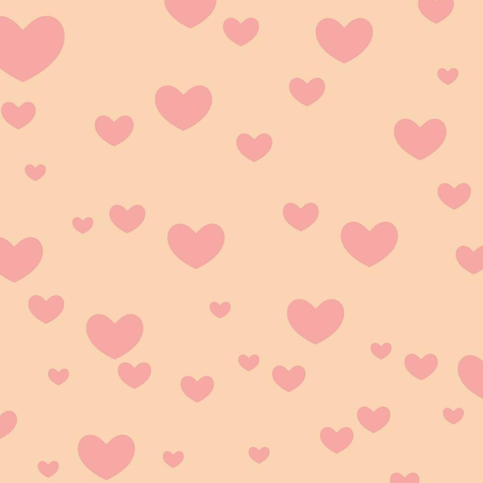 Love theme background with heart vector pattern. template for banner, social media, greeting card, web, gift wrap, invitation.