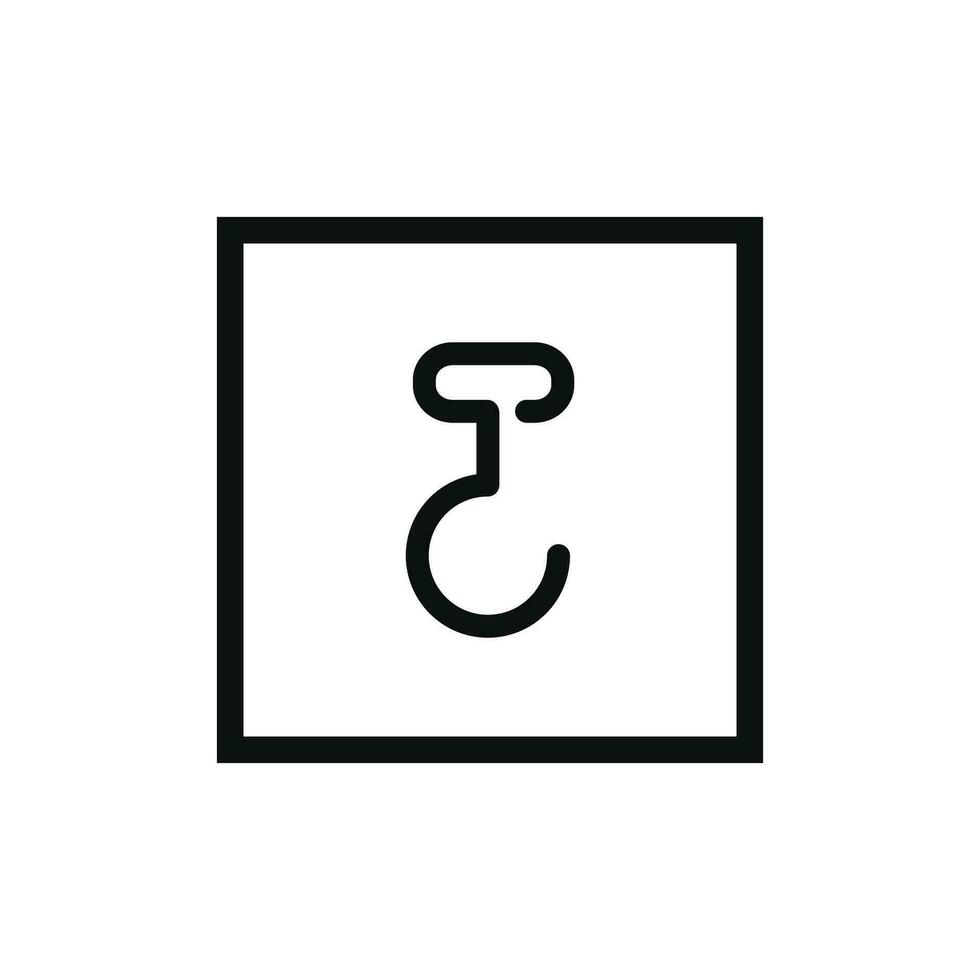 Use hooks packaging mark icon symbol vector
