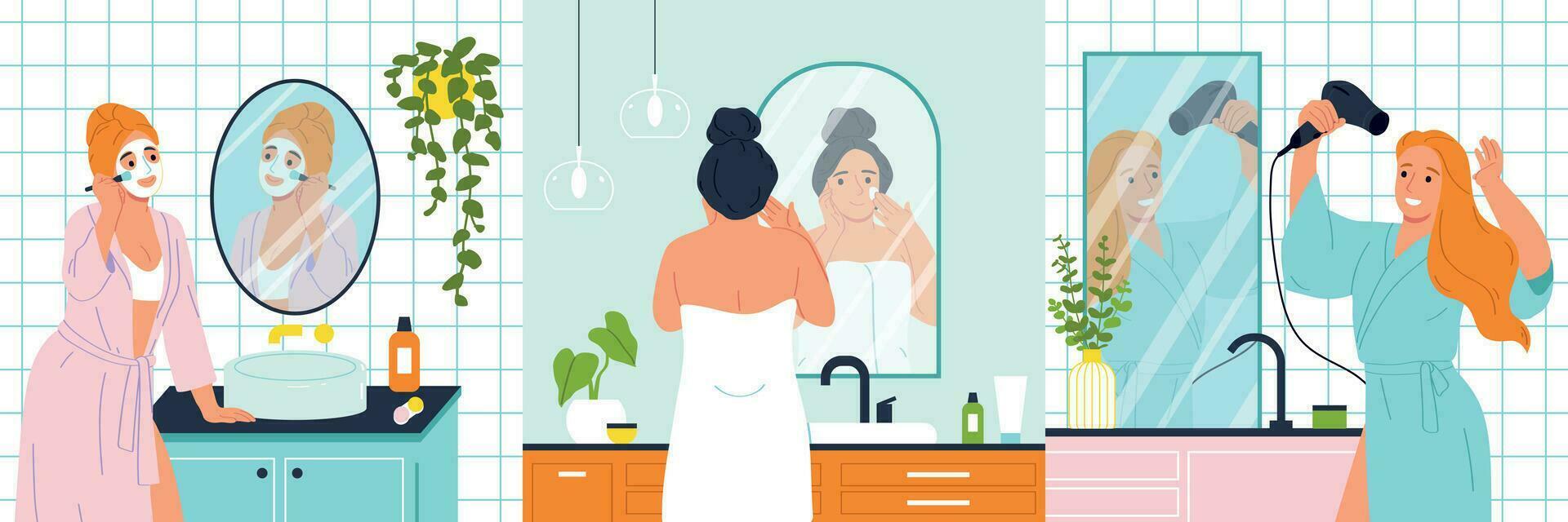 Daily Hygiene Set vector