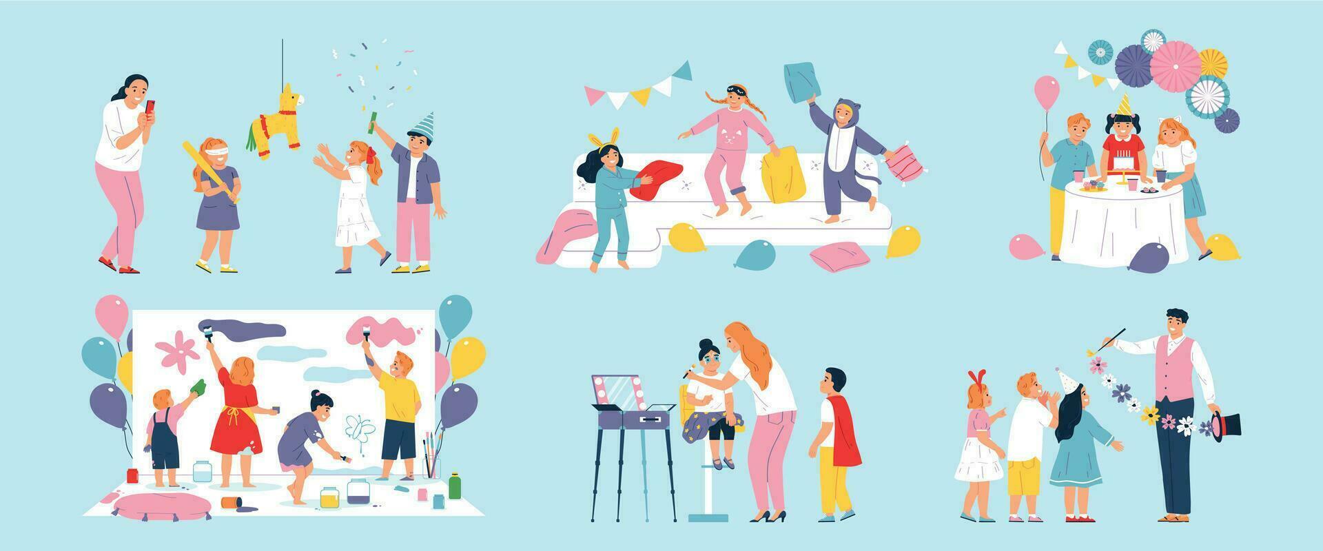 Children Party Set vector