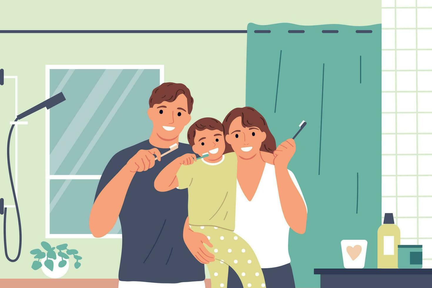 Daily Hygiene Routine vector